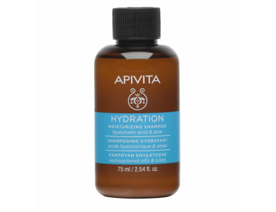 Apivita Hydration Mini Σαμπουάν Ενυδάτωσης με Υαλουρονικό Οξύ & Αλόη 75ml