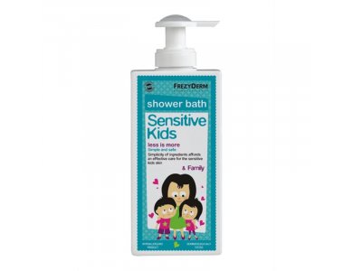 Frezyderm Sensitive Kids Shower Bath & Family Παιδικό Αφρόλουτρο για όλη την Οικογένεια, 200ml