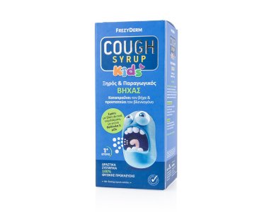 Frezyderm Cough Syrup Kids, Σιρόπι για το Βήχα για Παιδιά με Γεύση Φράουλα & Μέλι, 182gr