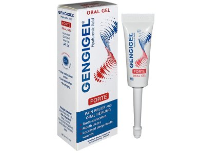 Gengigel Forte Oral Gel Hyaluronic Acid Γέλη Καταπράυνσης & Προστασίας για τα Ούλα, 8ml