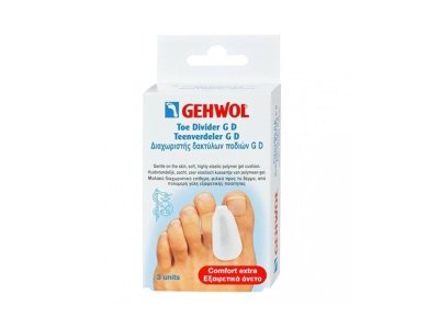 Gehwol Toe Divider GD Small, Διαχωριστής δακτύλων ποδιού GD, Μέγεθος Μικρό, 3τμχ