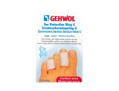 Gehwol Toe Protection Ring G Large, Προστατευτικός δακτύλιος Δακτύλων Ποδιού G, Μέγεθος Μεγάλο, 2τμχ