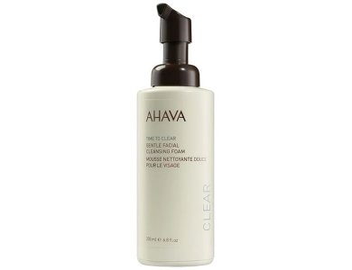 Ahava Time To Clear Gentle Facial Cleansing Foam, Απαλός Αφρός Προσώπου Για Καθαρισμό, 200ml