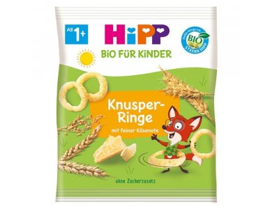 HiPP Παιδικά Τυροδαχτυλίδια από τον 12ο μήνα, 25gr