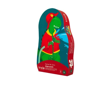 Trixie Shape Puzzle Fireman Mr.Dino, 12pcs. Παζλ, 1τμχ