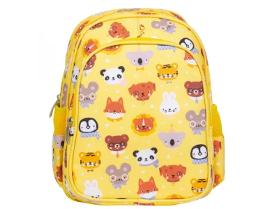 A Little Lovely Company Animal Friends, Σχολική Τσάντα Πλάτης Νηπιαγωγείου με Ισοθερμική Θήκη, 1τεμ