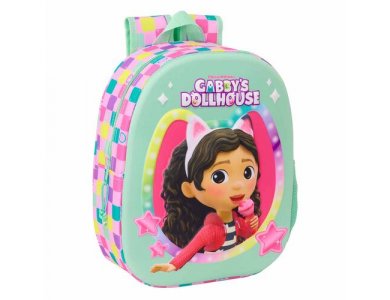 Gabby's Dollhouse 3D, Σχολικό Σακίδιο Πλάτης, 1τμχ