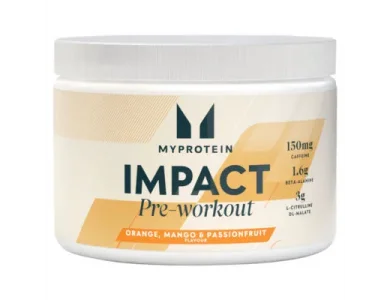 My Protein Impact Pre-Workout Ισχυρό Προπονητικό Μείγμα με γεύση Μάνγκο-Passionfruit, 150g