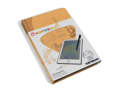 Kidywolf Kidywolf, Tablet Animals, ζωγραφικής με οθόνη LCD, 30 κάρτες , 1τμχ