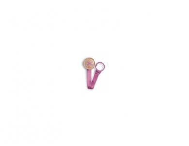 Suavinex Κλιπ Πιπίλας με Κορδέλα Μωβ 0m+