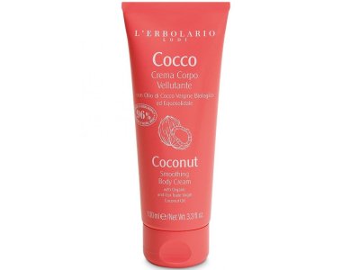 L'erbolario Cocco Crema Corpo Vellutante Βελούδινη κρέμα Σώματος από οργανικό έλαιο καρύδας, 100ml