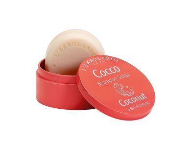 L'erbolario Cocco Shampoo Solido, Στερεό σαμπουάν από οργανικό έλαιο καρύδας, 60gr