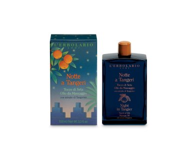 L'erbolario Notte A Tangeri Massage Oil, Έλαιο Μασάζ για Μεταξένια Επιδερμίδα, 100ml