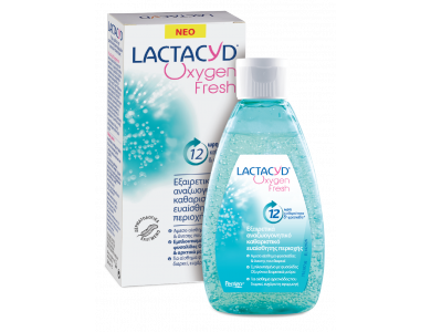 Lactacyd Oxygen Fresh Wash Εξαιρετικά Αναζωογονητικό Καθαριστικό της ευαίσθητης περιοχής, 200ml