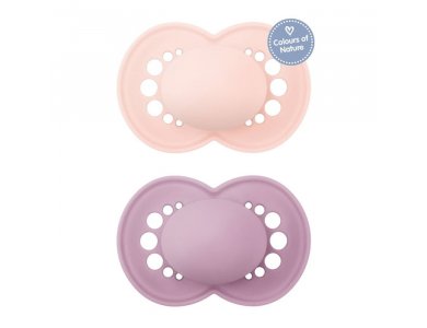 Mam Colours Of Nature, Πιπίλα Σιλικόνης 6-16m, 2τεμ