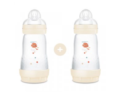 Mam Σετ Μπιμπερό Easy Start™ Anti-Colic για 2m+, 2 x 260ml