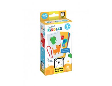 Banana Panda My First Riddles, Εκπαιδευτικές Κάρτες, 18m+