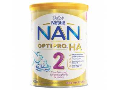 Nestle Nan Optipro HA 2, Γάλα 2ης Βρεφικής Ηλικίας σε Σκόνη από τον 6ο Μήνα 400gr