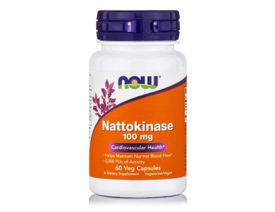 Now Nattokinase 100mg 60vegs.caps