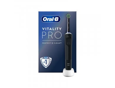 Oral-B Vitality Pro Ηλεκτρική Οδοντόβουρτσα Μαύρη, 1τμχ