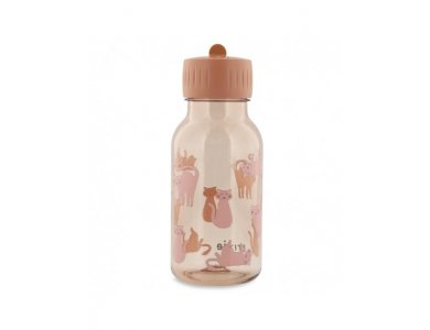 Trixie Tritan Bottle Charming Cat Αδιάβροχο Μπουκάλι-Παγούρι Νερού με Πρακτικό Στόμιο, 350ml