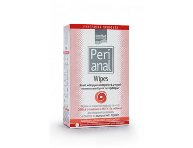 InterMed Perianal Wipes, Μαλακά Πανάκια Καθαρισμού Για Την Περιπρωκτική Περιοχή, 12τμχ
