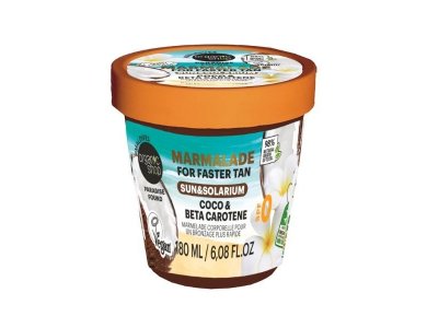 Organic Shop by Natura Siberica Paradise Found Coco & Beta Carotene Μαρμελάδα Σώματος για Ενίσχυση Μαυρίσματος, 180ml
