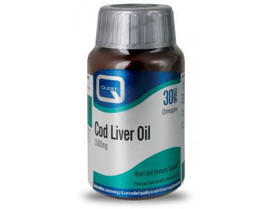 Quest Cod Liver Oil With Vitamins A,D 1000 mg