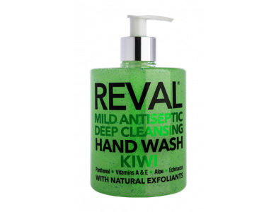 InterMed Reval Mild Antiseptic Deep Cleansing Hand Wash Kiwi, Αντισηπτικό Τζελ & Καθαρισμός Χεριών με Άρωμα Ακτινίδιο, 500ml