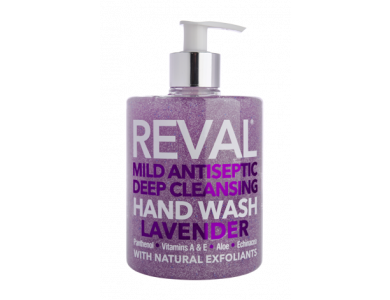 InterMed Reval Mild Antiseptic Deep Cleansing Hand Wash Lavender, Αντισηπτικό Τζελ & Καθαρισμός Χεριών με Άρωμα Λεβάντα, 500ml