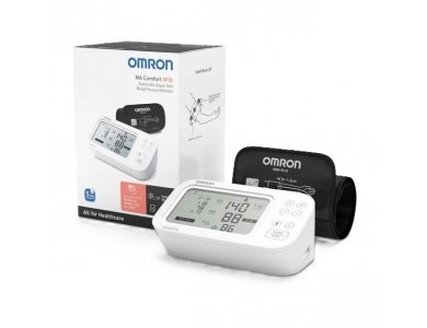 Omron M6 Comfort Afib Πιεσόμετρο Μπράτσου με Ανίχνευση Κολπικής Μαρμαρυγής HEM-7380-E, 1τμχ