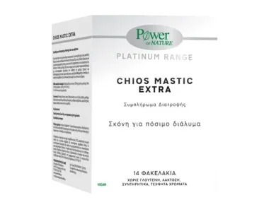 Power Health Platinum Range Chios Mastic Extra, Συμπλήρωμα Διατροφής Με Μαστίχα Χίου 14 Φακελίσκοι