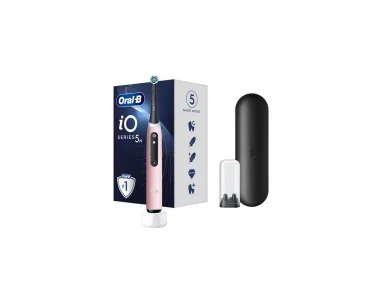 Oral-B iO Series 5 Pink Ηλεκτρική Οδοντόβουρτσα Ροζ, 1τμχ