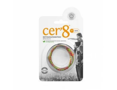 Cer'8 Band, Εντομοαπωθητικό Βραχιόλι, 1τμχ
