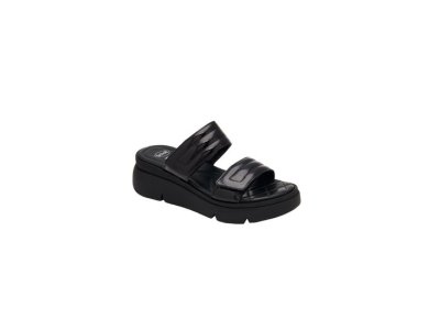Scholl Bali 2 Straps, Γυναικείο Δερμάτινο Ανατομικό Σανδάλι Black, Νο41
