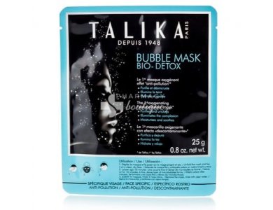 Talika Bubble Mask Bio-detox, Μάσκα κατά της ρύπανσης, 25gr
