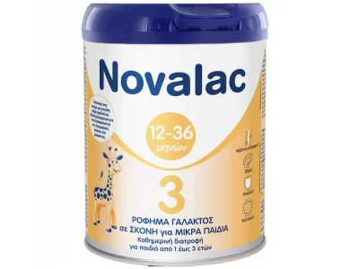 Novalac 3 Γάλα σε Σκόνη 3ης Βρεφικής Ηλικίας με Γεύση Βανίλια 12-36m, 800g