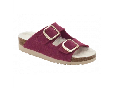 Scholl Ilary Fluffy Pink Γυναικεία Ανατομική Παντόφλα, No38