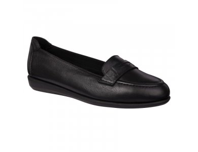 Scholl Phillis Γυναικεία Μοκασίνια σε Χρώμα Μαύρο, Νο37