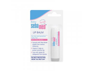 Sebamed Baby Lipstick, Προστατευτικό & Μαλακτικό για Ταλαιπωρημένα Χείλη του Μωρού, 4,8gr