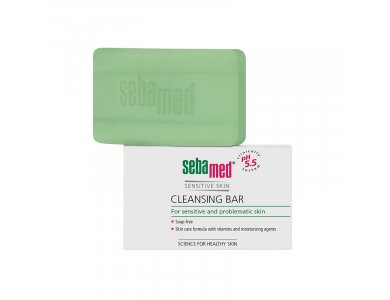 Sebamed Cleansing Bar, Στέρεο Kαθαριστικό για Πρόσωπο και Σώμα, 100gr