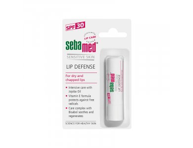Sebamed Lipstick SPF30, Προστατευτικό & μαλακτικό για ταλαιπωρημένα χείλη, 4.8gr