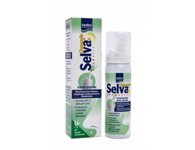 InterMed Selva Aromatic Nasal Solution, Ρινικό Διάλυμα για Ανακούφιση της Βουλωμένης Μύτης με άρωμα Ευκάλυπτο & Μέντα, 50ml