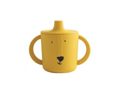 Trixie Cup, Ποτήρι Σιλικόνης με Χερούλια, Mr Lion, 1τμχ