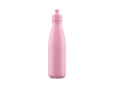 Chillys Sport Bottle Pastel Pink, Ανοξείδωτος Θερμός Για Υγρά, 500ml