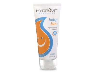 Hydrovit Baby Sun Emulsion SPF30 Παιδικό Αντηλιακό Γαλάκτωμα για πρόσωπο & σώμα, 100ml
