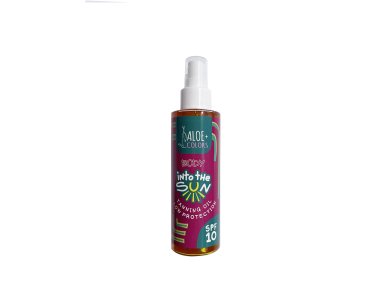 Aloe+Colors Into The Sun Tanning Oil SPF10, Αντηλιακό για Προστασία & βαθύ μαύρισμα, 150ml