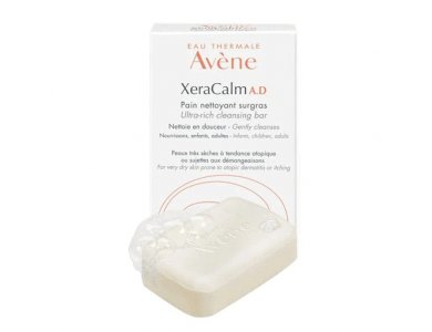 Avene Xeracalm A.D Υπερλιπαντική Στερεή Πλάκα Καθαρισμού για το Ξηρό Δέρμα με Tάση Ατοπίας, 100g