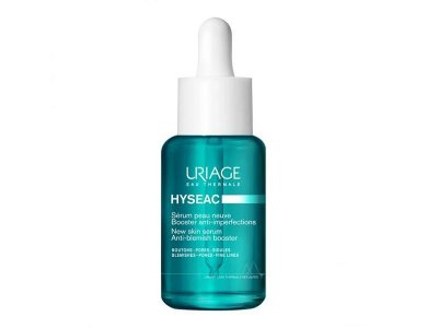 Uriage Hyseac New Skin Serum Anti-blemish Booster, Ορός Προσώπου που Λειαίνει, Μειώνει τη Λιπαρότητα & Συσφίγγει τους Πόρους, 30ml