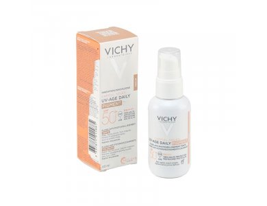 Vichy Capital Soleil UV-AGE Daily Pigment Medium, Αντηλιακό Προσώπου με Χρώμα, SPF50+, 40ml